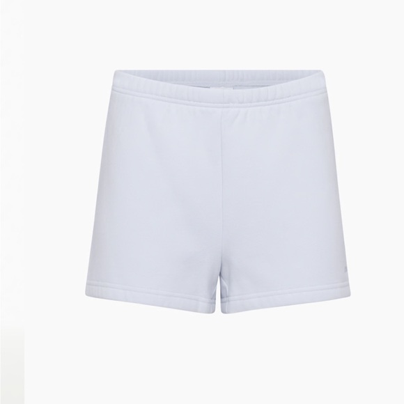 Aritzia Light Blue Cozy Fleece Perfect Hi-Rise Mini Sweatshort - Picture 4 of 6